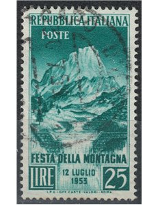 ITALIA 1953 Festa della montagna us