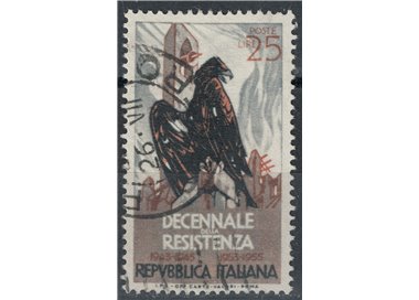 ITALY 1954 Resistance Anniversary used