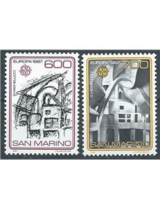 SAN MARINO 1987 Europe 2v MNH**