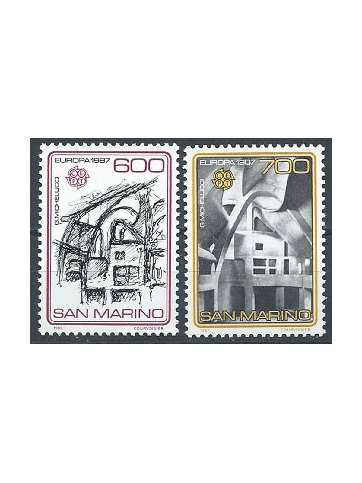 SAN MARINO 1987 Europa 2v MNH**