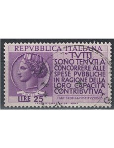 ITALIA 1954 Denuncia dei redditi us