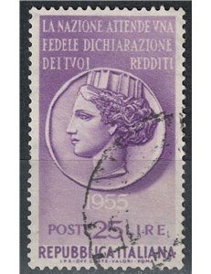 ITALIA 1955 Denuncia dei redditi us