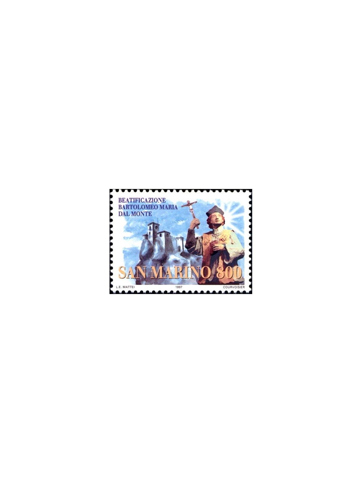 SAN MARINO 1997 Bartolomeo Maria dal Monte MNH**