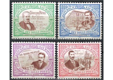 SAN MARINO 1997 First stamp of San Marino 4v MNH**