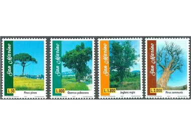 SAN MARINO 1997 Monumental trees 4v MNH**