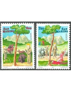 SAN MARINO 1997 Europe 2v MNH**