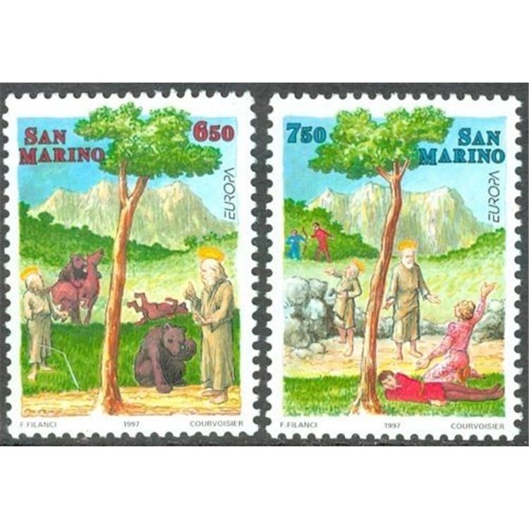 SAN MARINO 1997 Europe 2v MNH**
