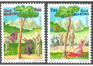 SAN MARINO 1997 Europe 2v MNH**