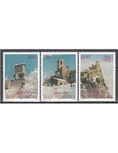 SAN MARINO 1991 Christmas 3v MNH**