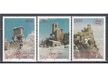 SAN MARINO 1991 Christmas 3v MNH**