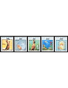SAN MARINO 1991 Everyday things, gestures and affections 5v MNH**
