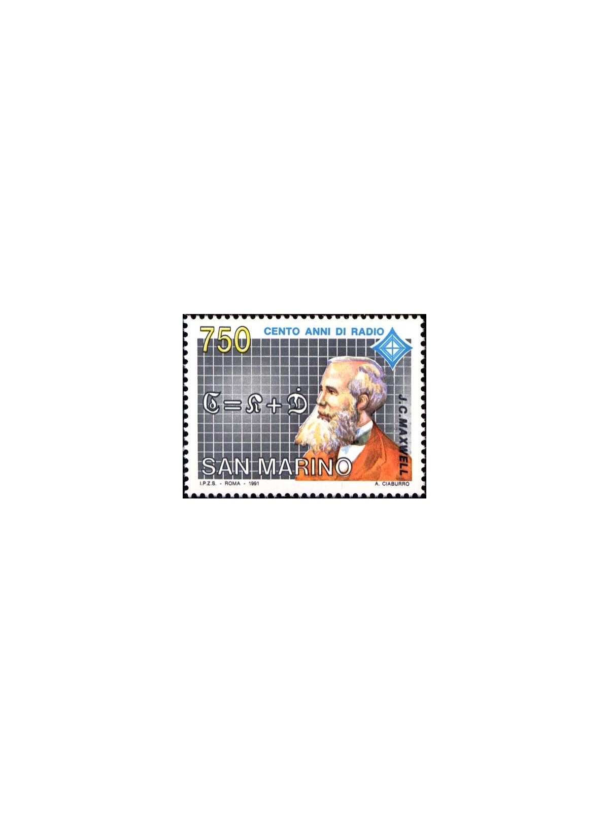 SAN MARINO 1991 Centenary of radio MNH**