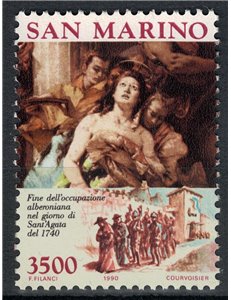 SAN MARINO 1990 Occupazione alberoniana MNH**
