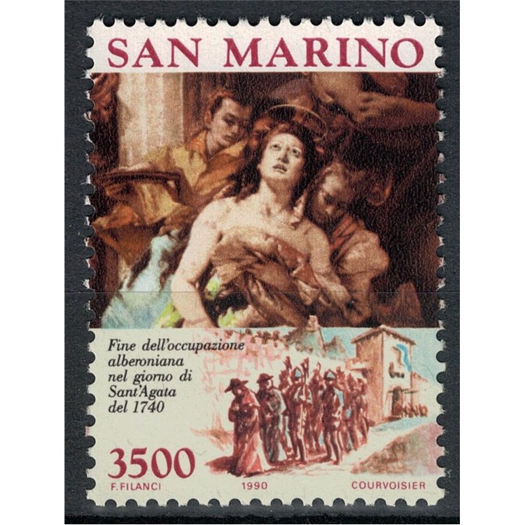 SAN MARINO 1990 Occupazione alberoniana MNH**