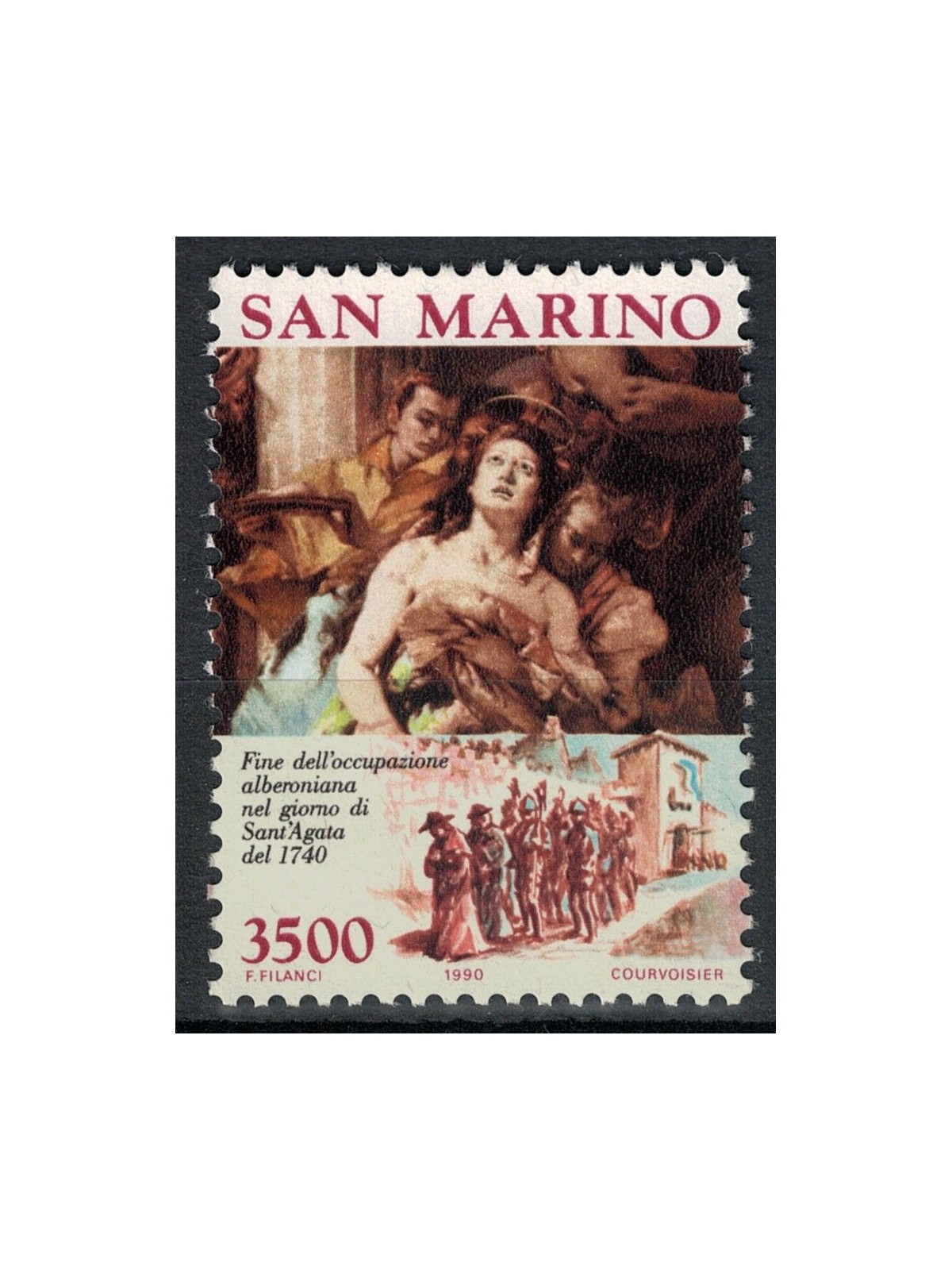 SAN MARINO 1990 Alberonian occupation MNH**