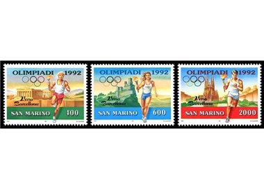 SAN MARINO 1991 Pre-Olympic 3v MNH**