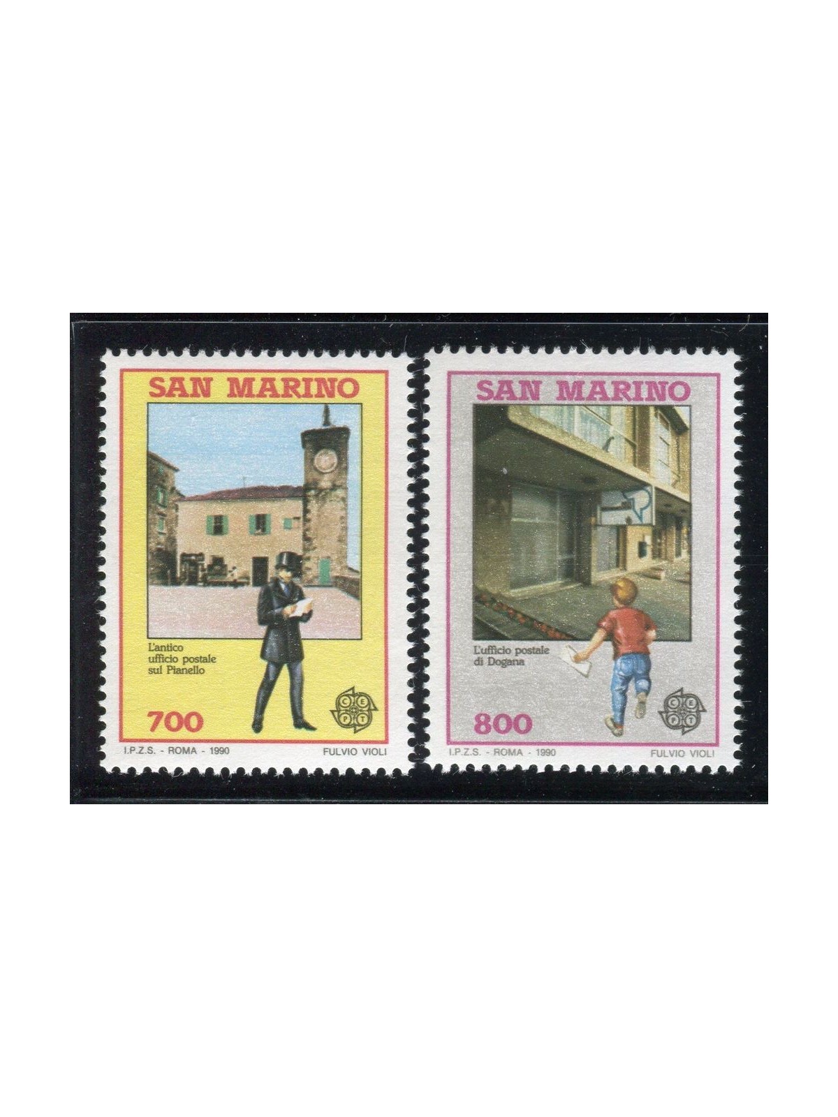 SAN MARINO 1990 Europe 2v MNH**