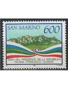 SAN MARINO 1990 Francesco Cossiga MNH**