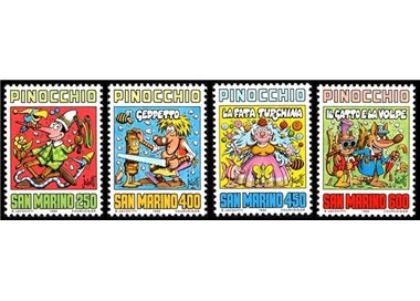 SAN MARINO 1990 Carlo Collodi 4v MNH**
