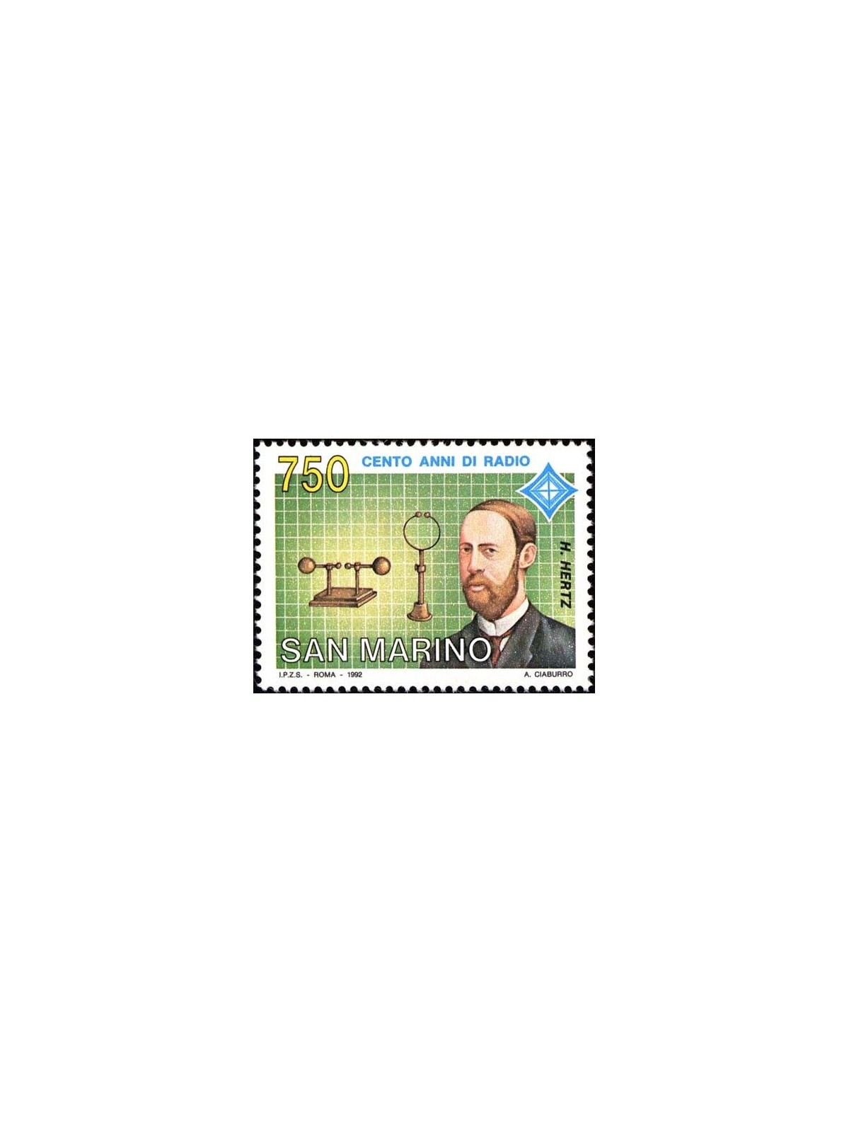 SAN MARINO 1992 Centenary of Radio MNH**