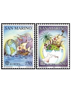 SAN MARINO 1992 Europa 2v MNH**