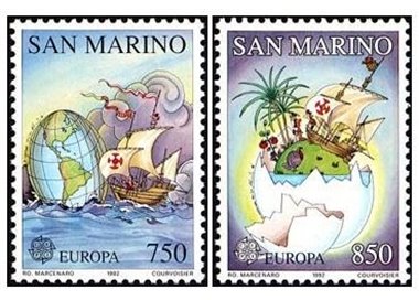 SAN MARINO 1992 Europa 2v MNH**