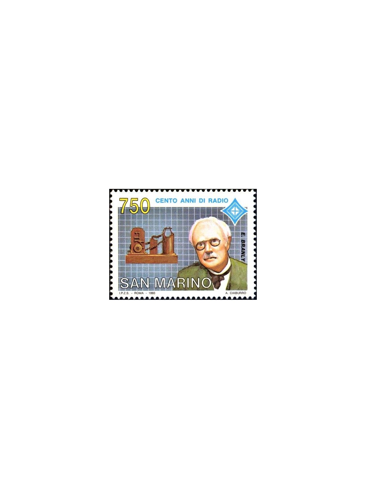 SAN MARINO 1993 Centenario della radio MNH**
