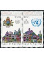 SAN MARINO 1992 Ingresso di San Marino all'ONU 2v MNH**