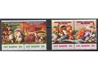 SAN MARINO 1992 Mycological exhibition of the Titan 4v MNH**