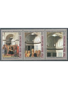 SAN MARINO 1992 Christmas 3v MNH**