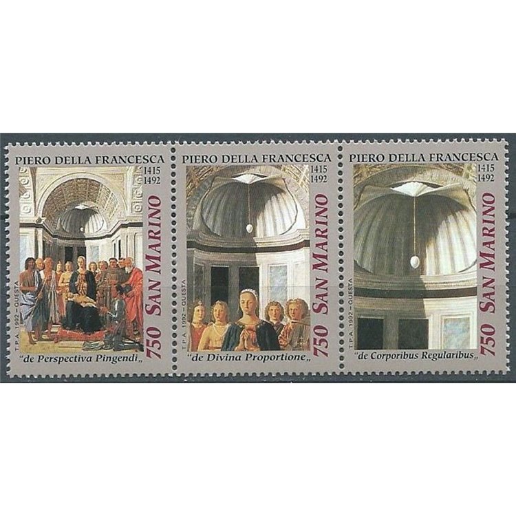 SAN MARINO 1992 Natale 3v MNH**
