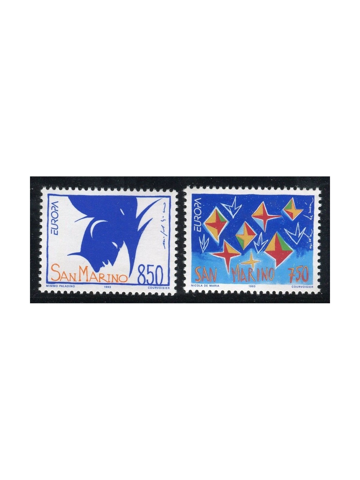 SAN MARINO 1993 Europa 2v MNH**