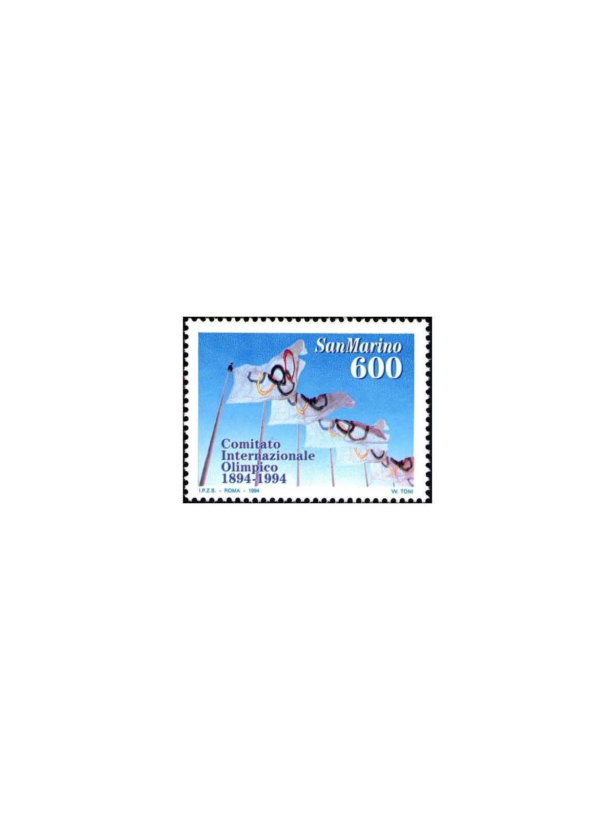 SAN MARINO 1994 Comitato Internazionale Olimpico MNH**