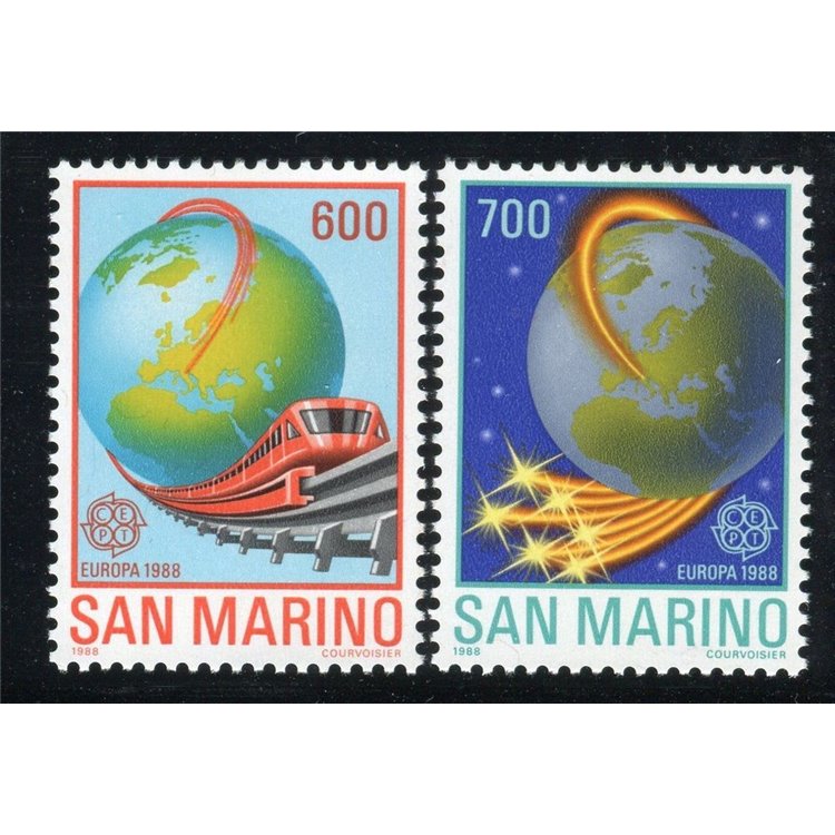 SAN MARINO 1988 Europa 2v MNH**
