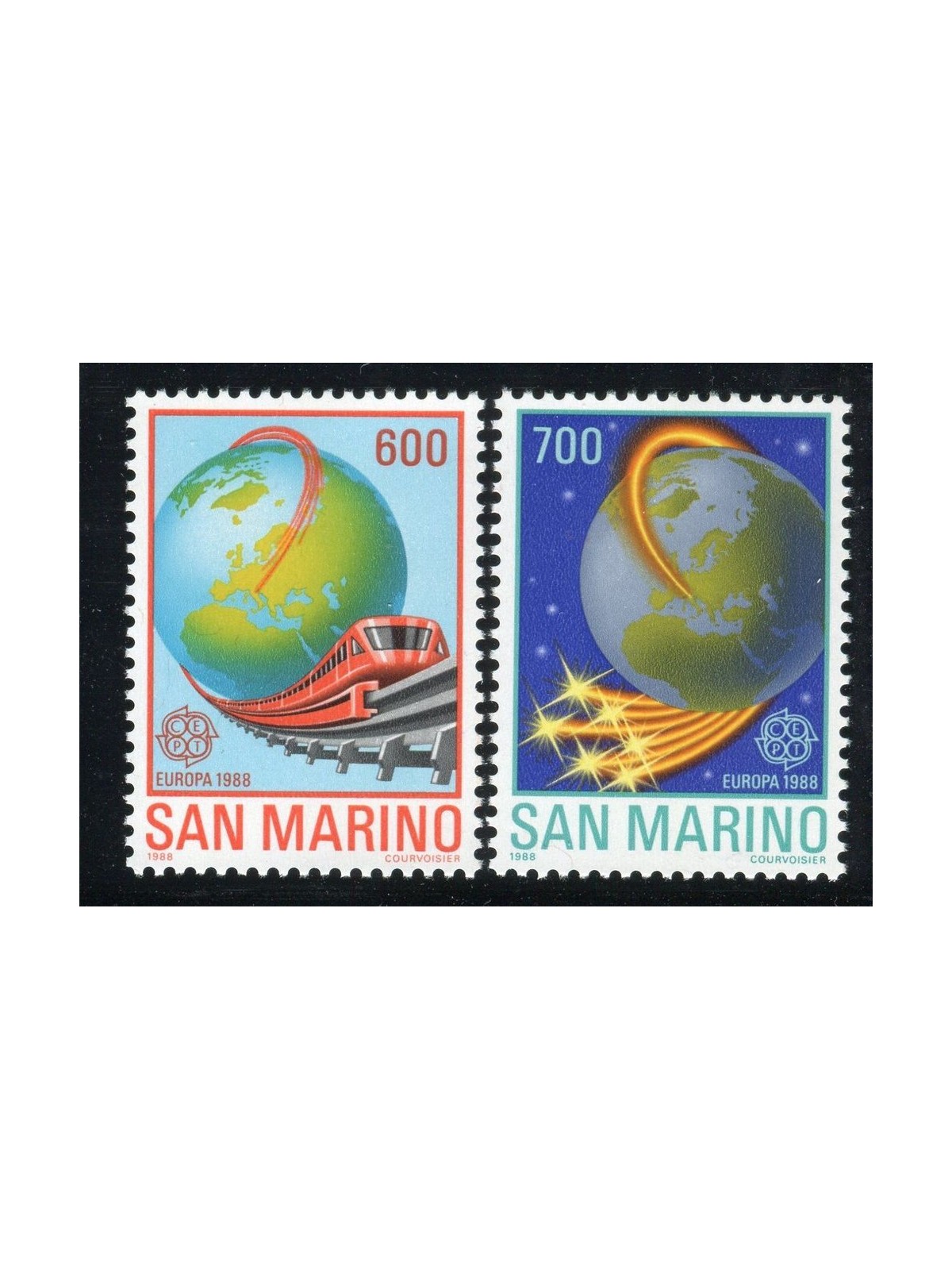 SAN MARINO 1988 Europe 2v MNH**