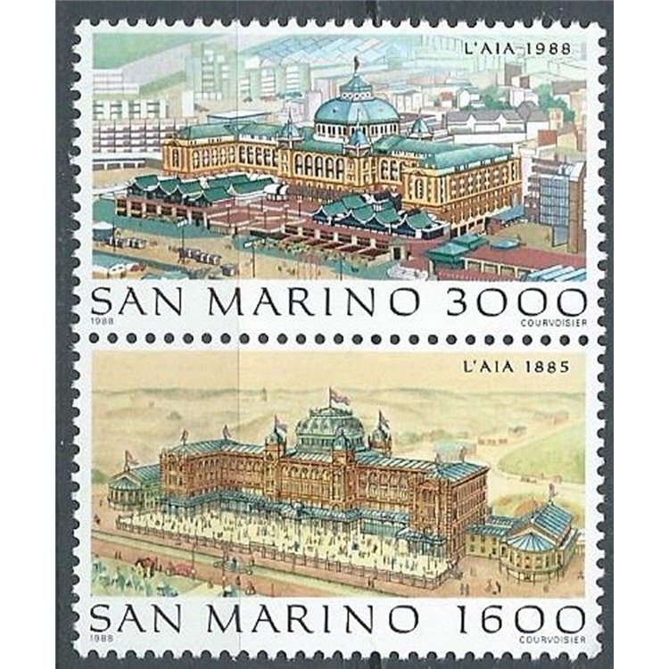 SAN MARINO 1988 Views of The Hague 2v MNH**