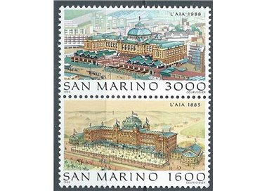 SAN MARINO 1988 Vedute dell'Aia 2v MNH**