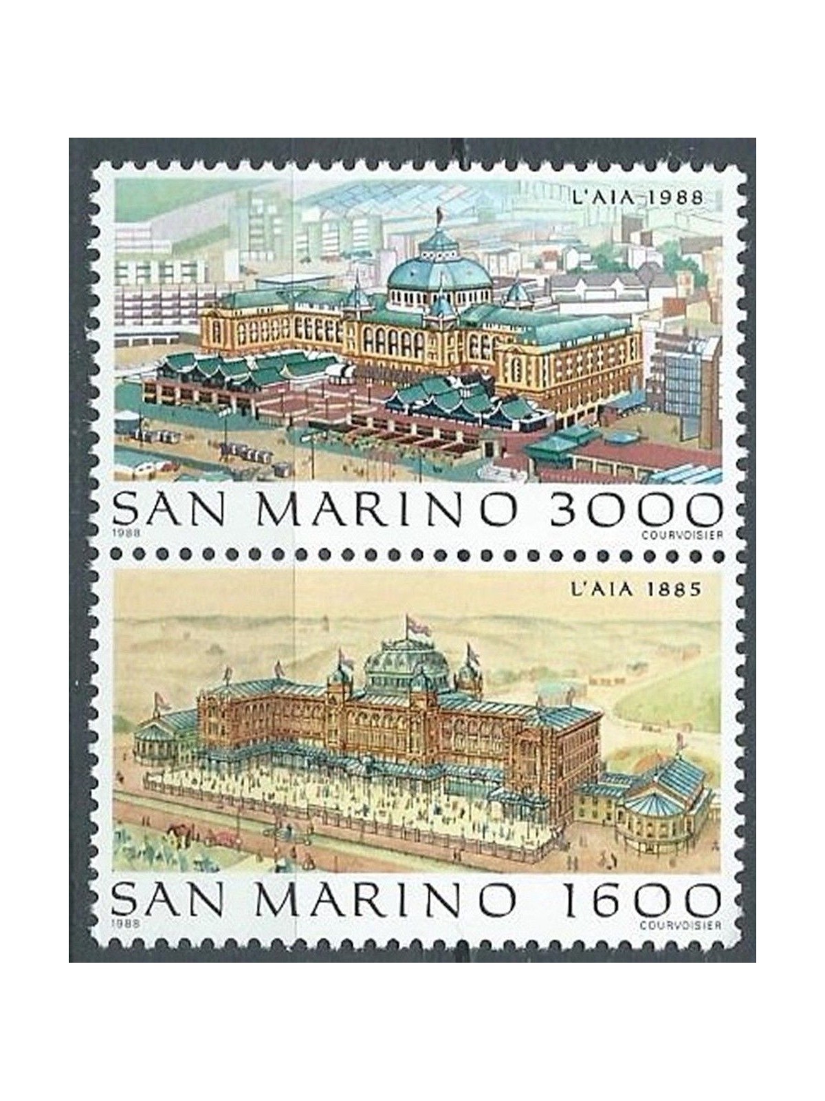 SAN MARINO 1988 Views of The Hague 2v MNH**