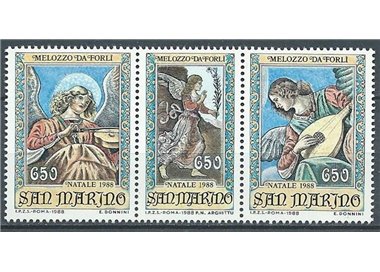 SAN MARINO 1988 Natale 3v MNH**