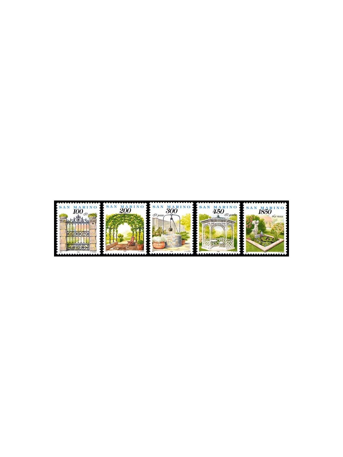SAN MARINO 1994 Everyday things, gestures and affections 5v MNH**