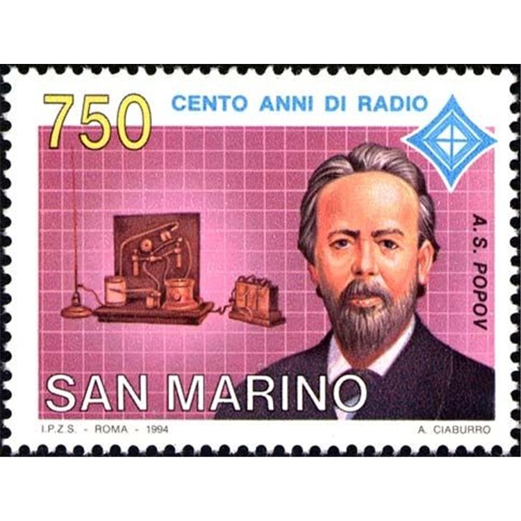 SAN MARINO 1994 Centenario della radio MNH**