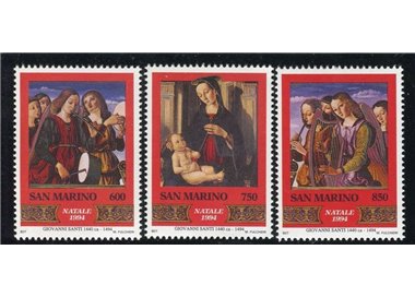 SAN MARINO 1994 Natale 3v MNH**