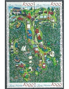 SAN MARINO 1994 Italian Touring Club 4v MNH**