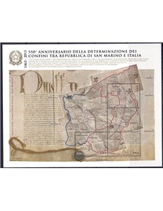 ITALIA 2013 Determinazione dei confini BF MNH**