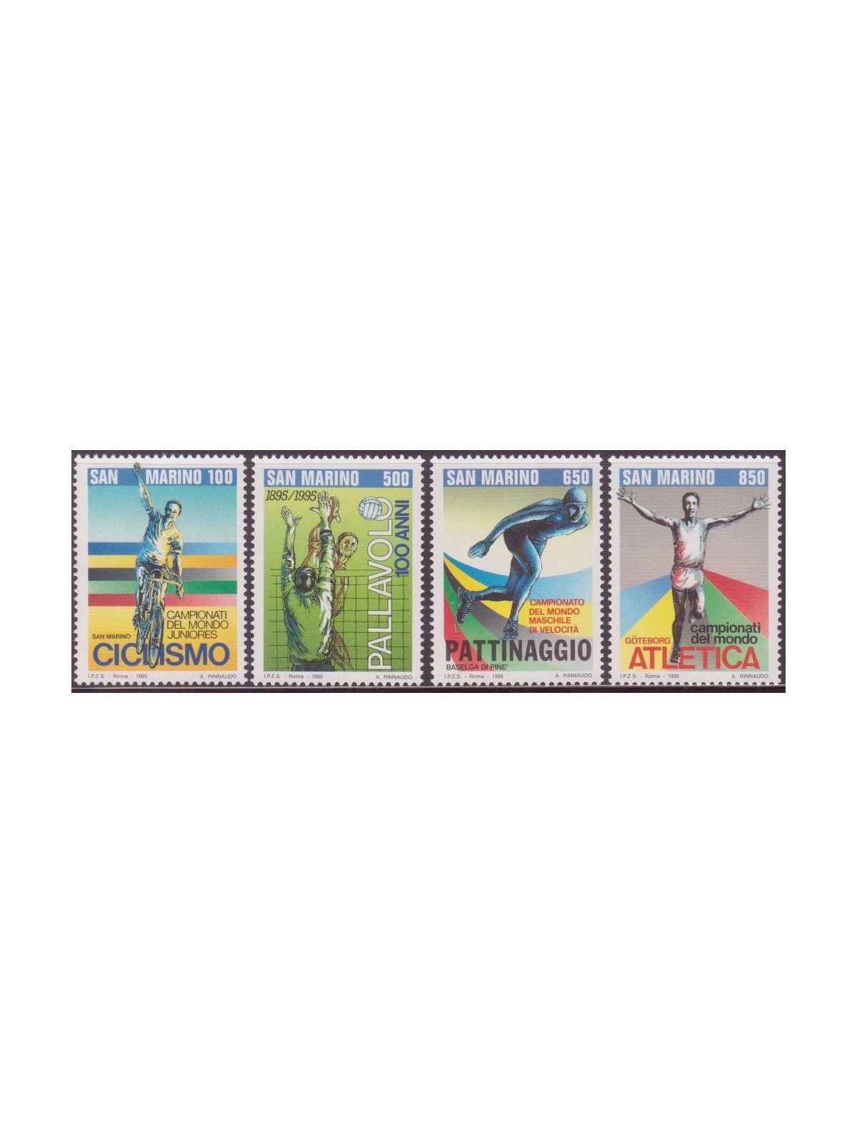 SAN MARINO 1995 Lo sport mondiale 4v MNH**