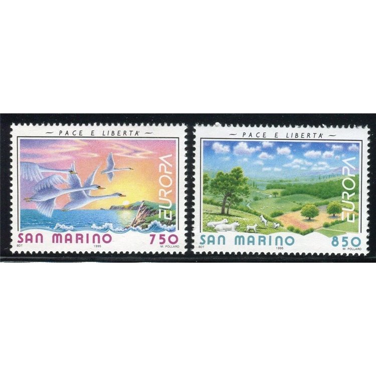 SAN MARINO 1995 Europa 2v MNH**