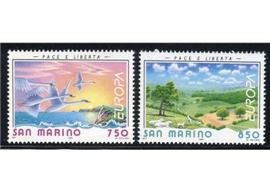 SAN MARINO 1995 Europe 2v MNH**