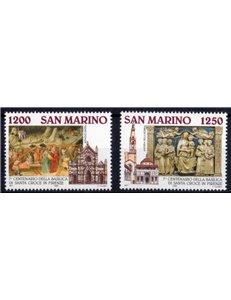 SAN MARINO 1995 Basilica of Santa Croce 2v MNH**