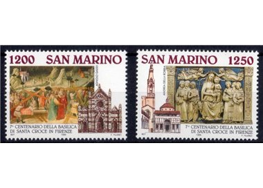 SAN MARINO 1995 Basilica di Santa Croce 2v MNH**
