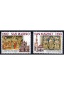 SAN MARINO 1995 Basilica of Santa Croce 2v MNH**